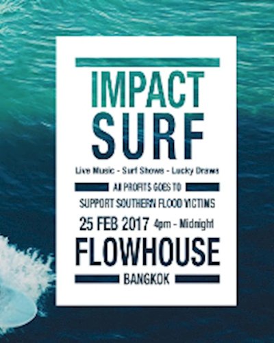IMPACT SURF – Charity Party for Southern Flood Victim Zipevent