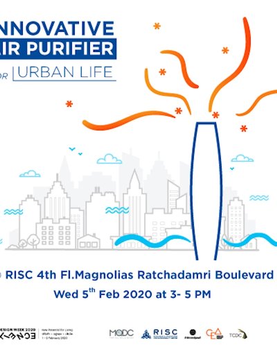 RISC showcase: Innovative AIR PURIFIER for urban LIFE Zipevent