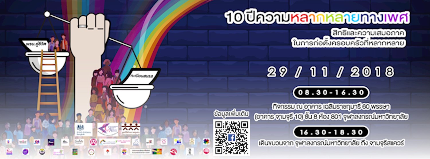 10 ปี วันความหลากหลายทางเพศ: สิทธิและความเสมอภาคในการตั้งครอบครัว Zipevent