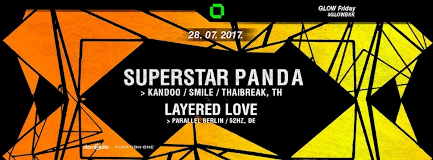 GLOW w/ Superstar Panda Zipevent