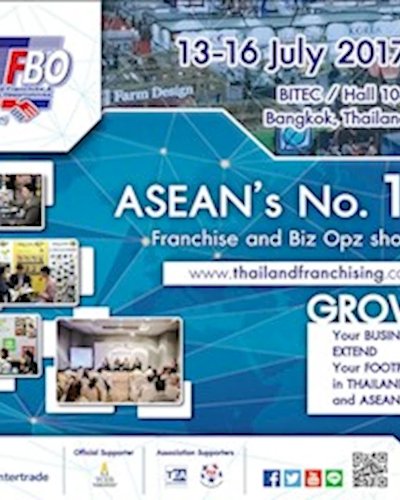 Thailand Franchise & Business Opportunity 2019 (TFBO2019), 15th edition Zipevent