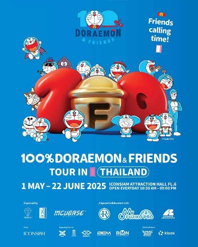 100% DORAEMON&FRIENDS TOUR IN THAILAND Zipevent