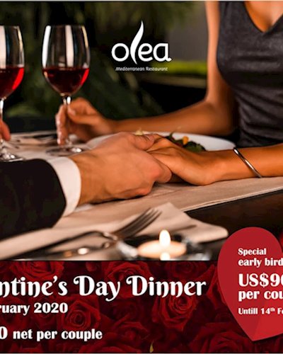 Valentine's Set Dinner at Olea Zipevent