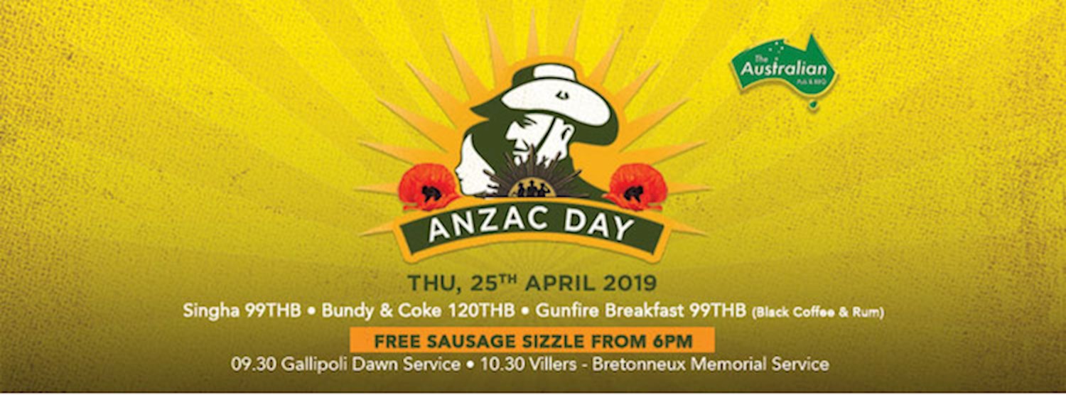 ANZAC DAY at The Australian Pub Zipevent