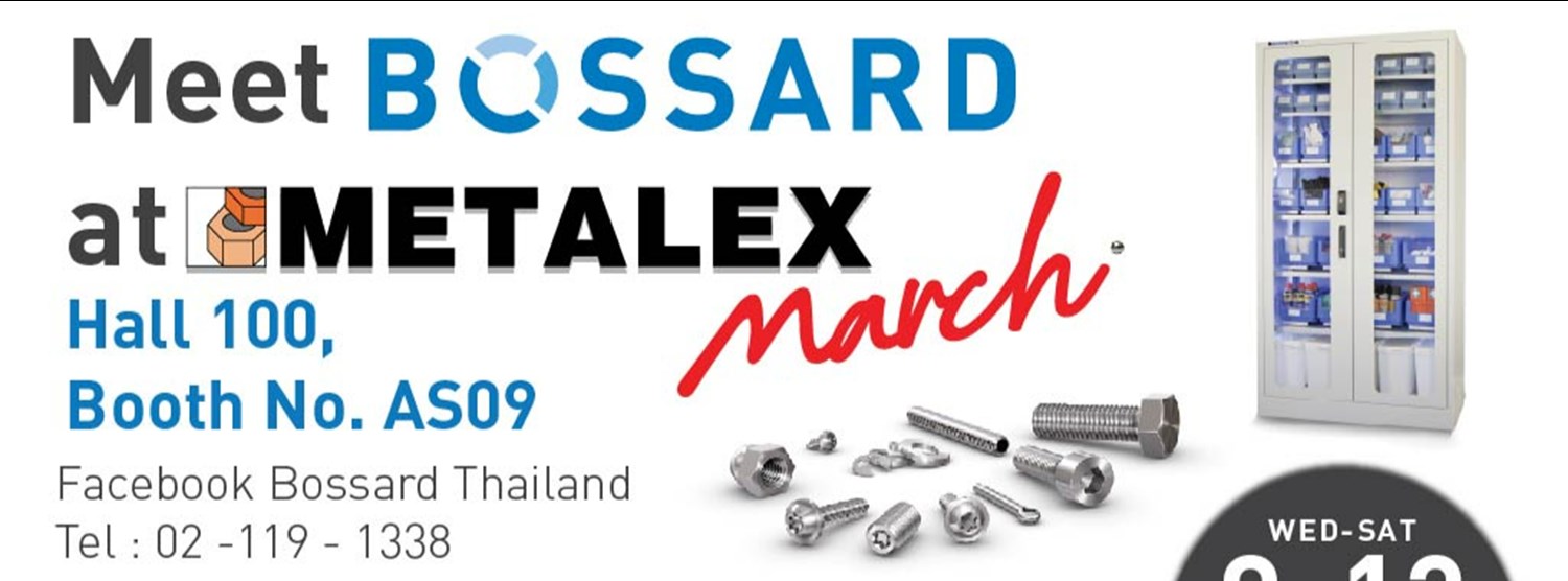 BOSSARD at Metalex March 2022 Zipevent