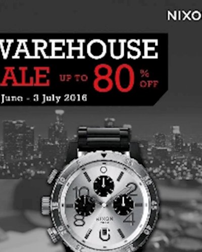 NIXON WAREHOUSE SALE! Zipevent