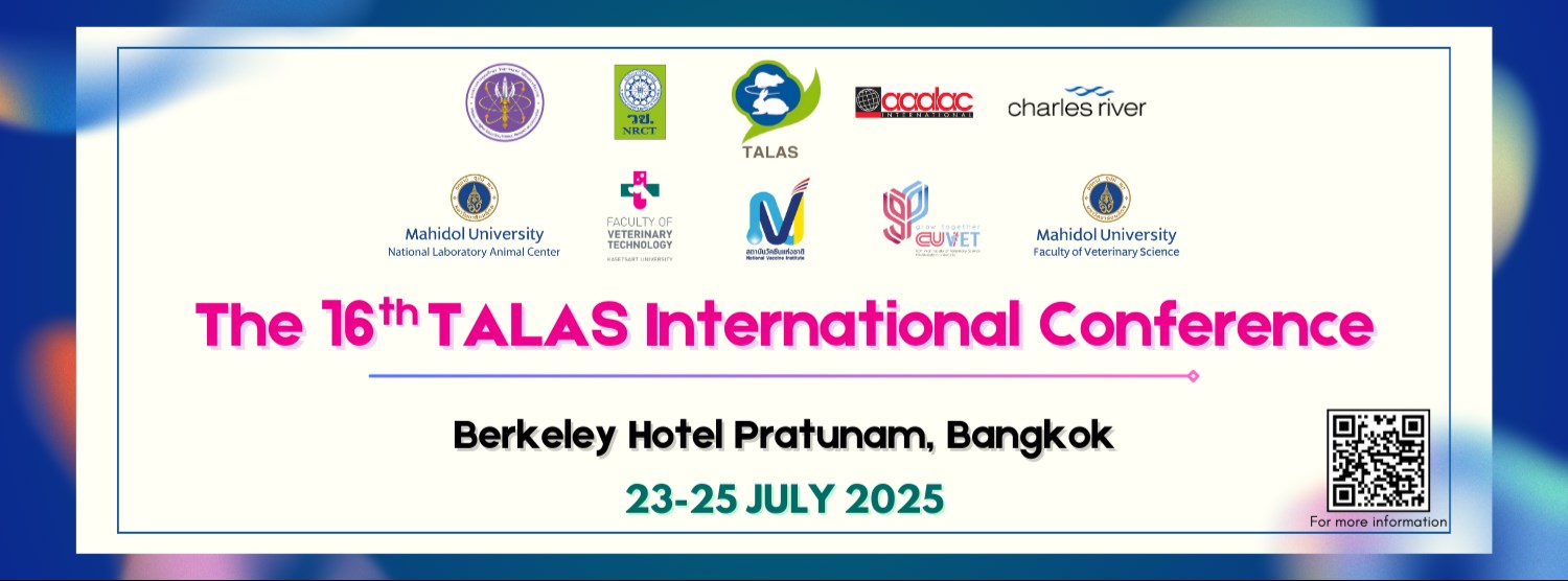 The 16th TALAS International Conference Theme: Global Issues on Animal Welfare, and Research Highlights on Translation Cancer Models, Treatments and Microbiome  Zipevent