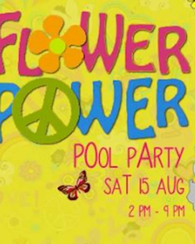 FLOWER POWER Pool Party Zipevent