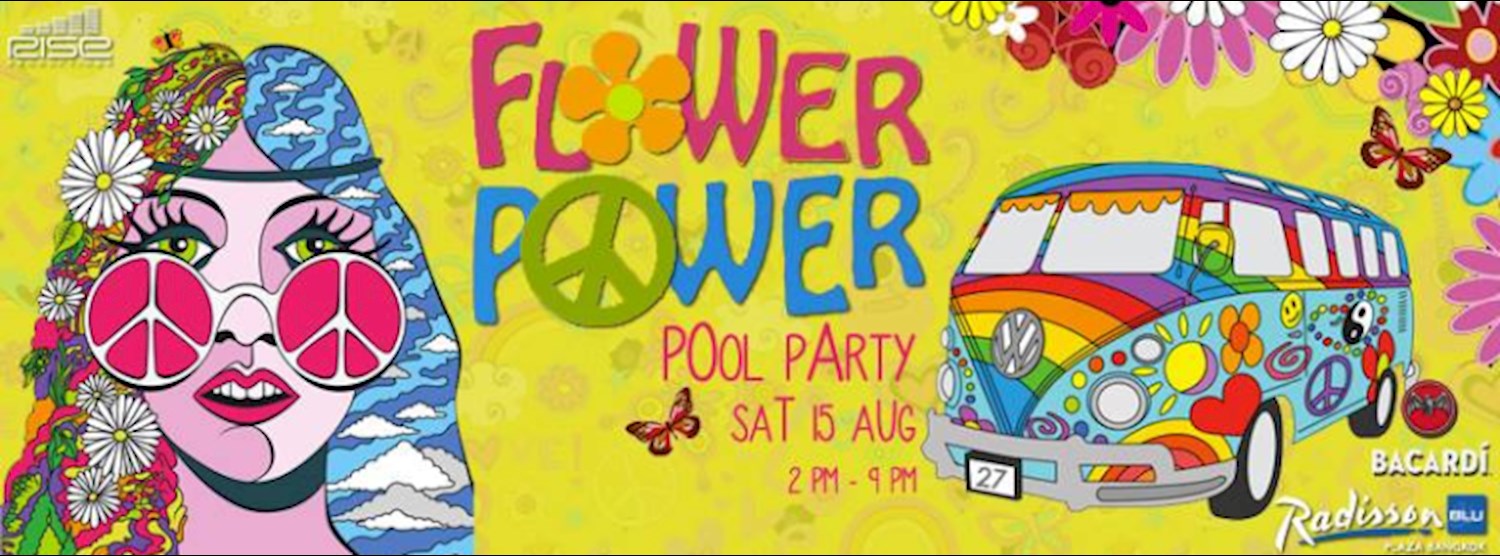 FLOWER POWER Pool Party Zipevent