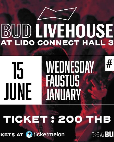 BUD LIVEHOUSE #14 - 15 Jun 2022 : Wednesday / Faustus / January Zipevent