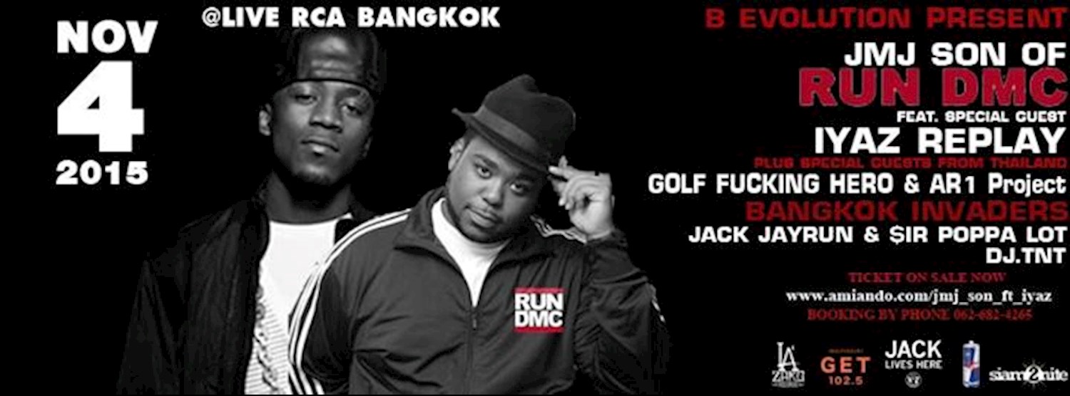 JMJ son of RUN DMC Feat. IYAZ live in Bangkok Zipevent