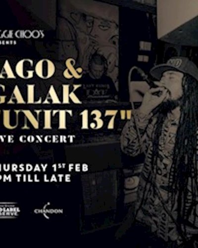 JAGO and GALAK "UNIT 137" LIVE Concert on Thursday 1st February Zipevent
