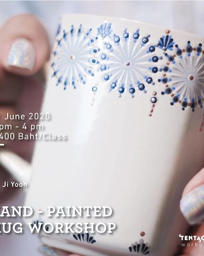 Hand painted mugs by Ji Yoon Zipevent