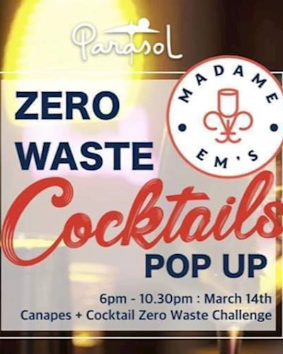 Zero Waste Cocktails with MadamEm's Zipevent