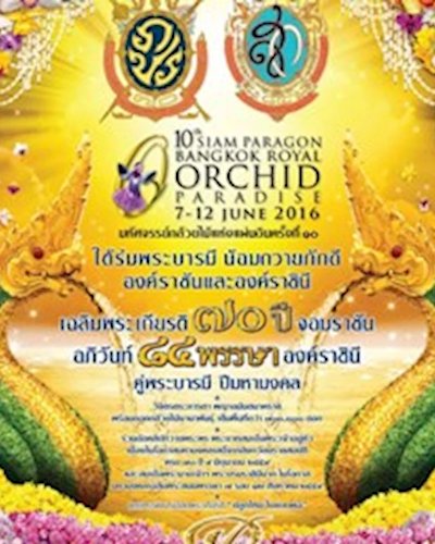 10th Siam Paragon Bangkok Royal Orchid Paradise 2016 Zipevent