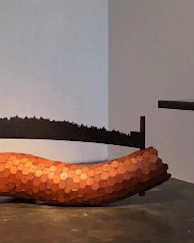 Back to the moon by Sivadol Sitipol. Sculpture solo exhibition Zipevent