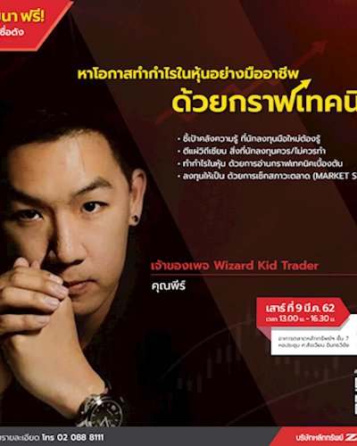 หาโอกาสทำกำไรในหุ้นอย่างมืออาชีพ ด้วยกราฟเทคนิค Zipevent