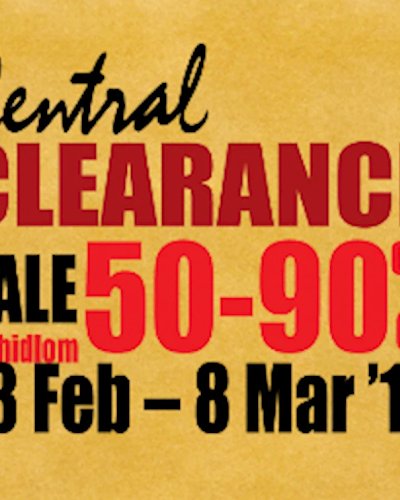 Central Clearance Sale @Chitlom Zipevent