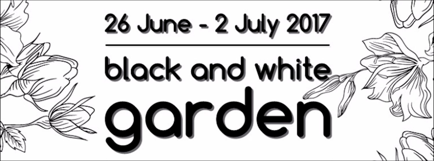 Black & white Garden Zipevent