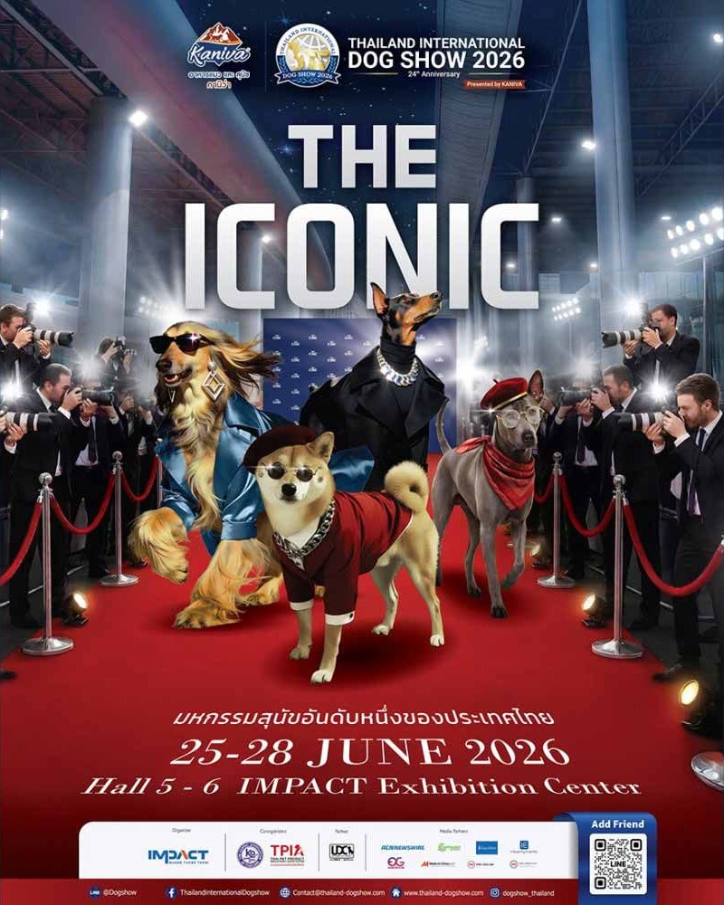 Thailand International Dog Show 2026 Presented by KANIVA Zipevent