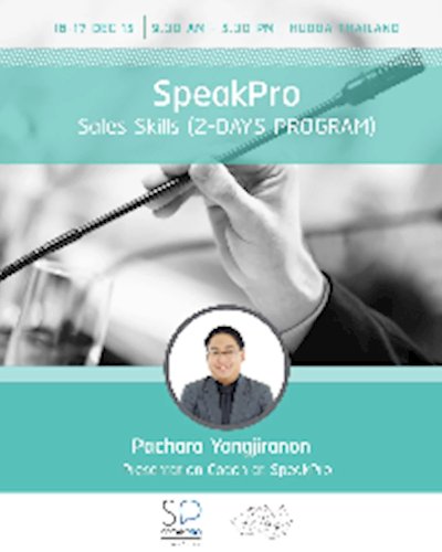  SpeakPro : Sales Skills (2 Days Program) Zipevent