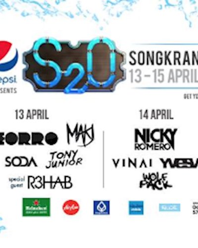 S2O Songkran Music Festival Zipevent