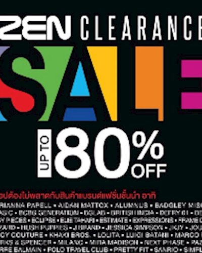 ZEN Clearance Sale Zipevent