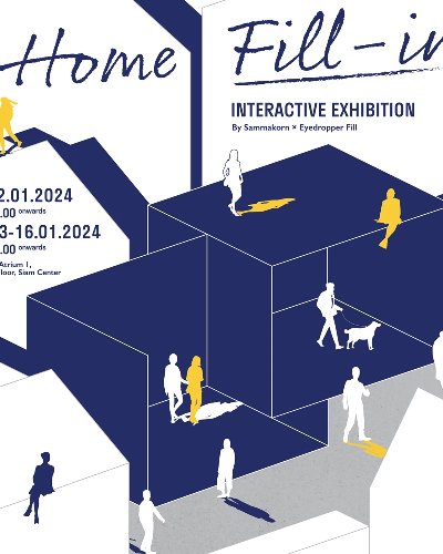 “Home Fill-in Interactive Exhibition” by Sammakorn X Eyedropper Fill  Zipevent