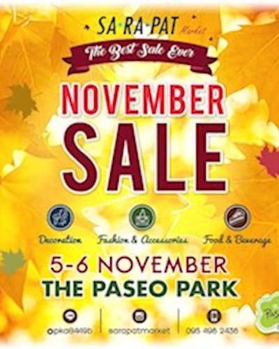 The Best Sale Ever - The Paseo Park Zipevent