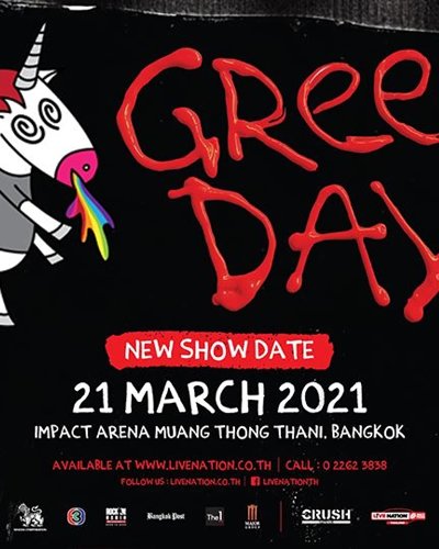 Green Day Live In Bangkok - New Show Date Zipevent
