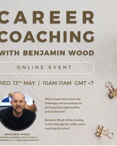 Online : Career Coaching with Benjamin Wood Zipevent