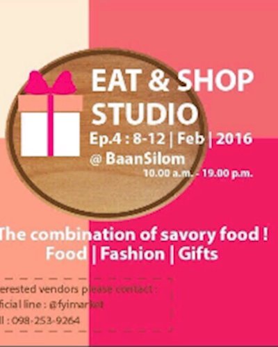 Eat&Shop Market @Baan Silom  Zipevent