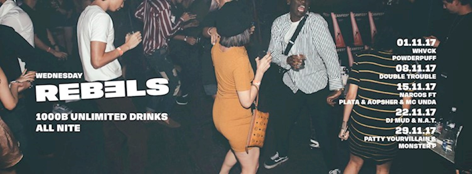 Wednesday Rebels Zipevent