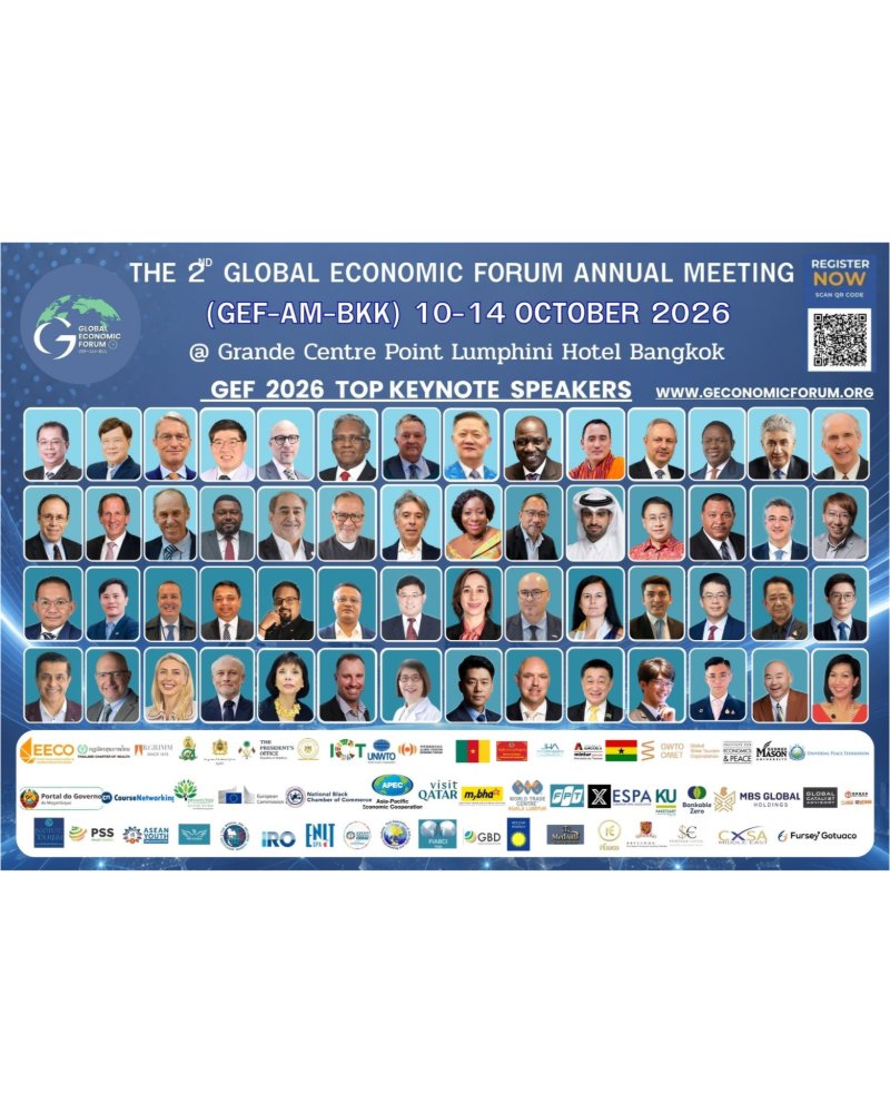 The 2nd Global Economic Forum Annual Meeting 2026 [ฺB2B] Zipevent