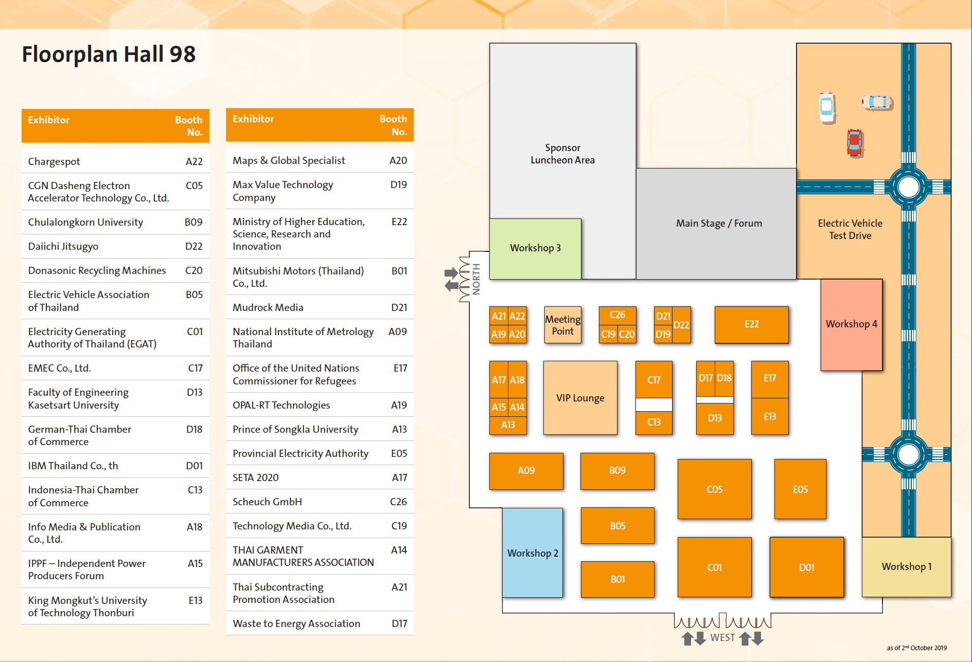 SETA 2019 - Floor plan Zipevent