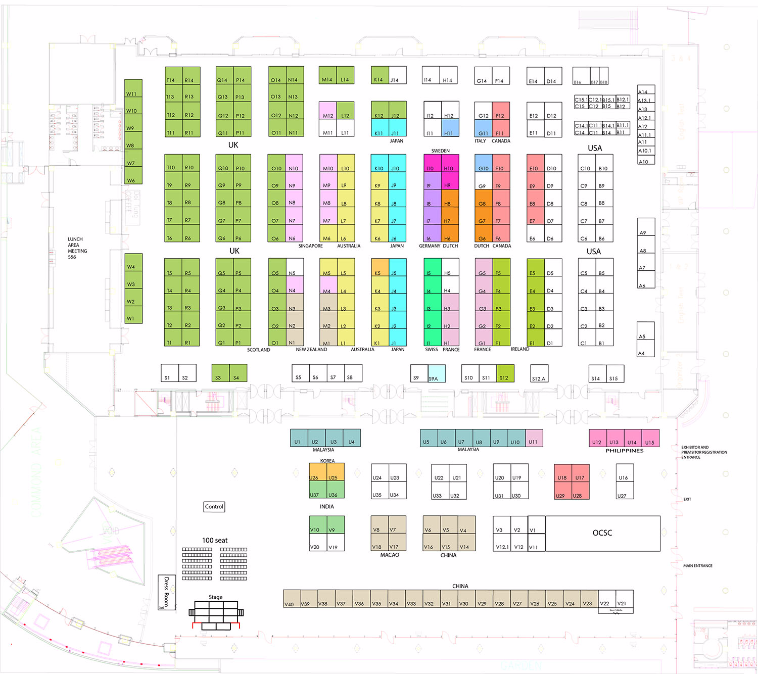 Paragon Hall Zipevent